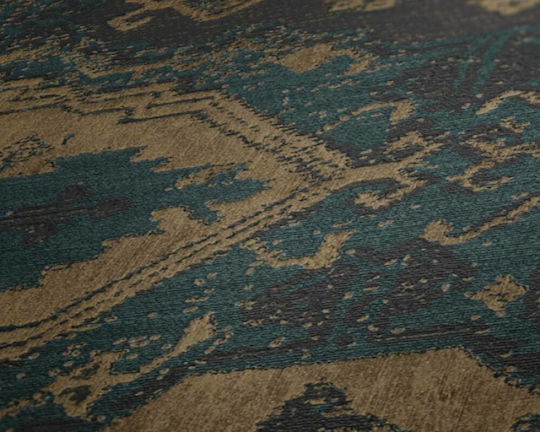 Tapet de Perete 1005x53cm Ethnic Vinil Verde Lavabil