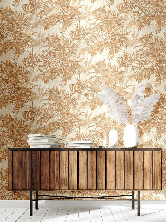 Wallpaper Vinyl Beige L1005xW53cm Washable