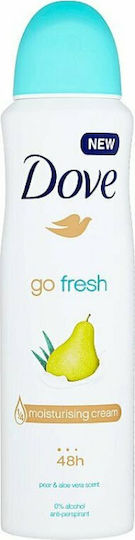 Dove Go Fresh Pear & Aloe Vera Anti-Transpirant Αποσμητικό 48h σε Spray 150ml