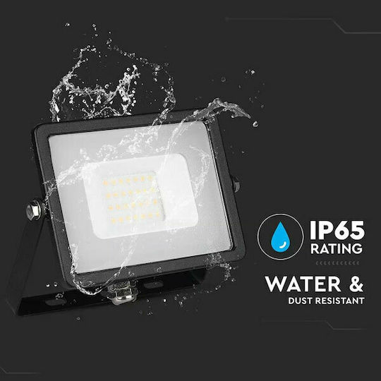 V-TAC Waterproof LED Floodlight 20W Natural White 4000K IP65