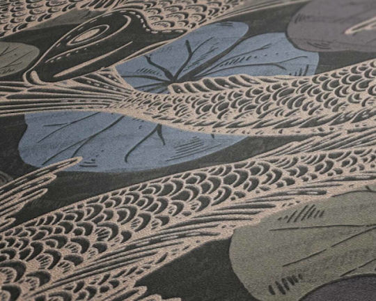 Tapet de Perete 1005x53cm Fishes Vinil Lavabil
