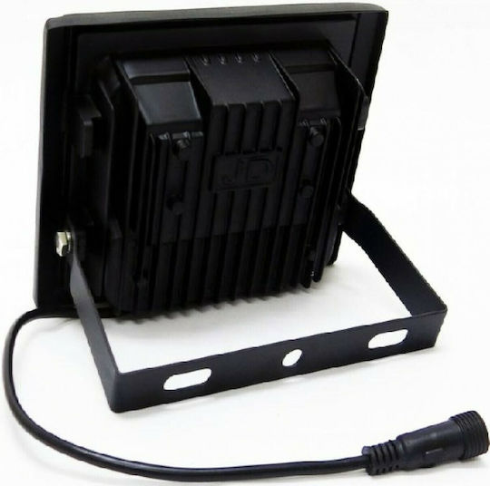 Waterproof Solar LED Flood Light 25W Cold White 6500K with Photocell and Remote Control IP66