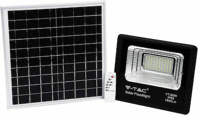 V-TAC Wasserdicht Solar LED Flutlicht 20W Natürliches Weiß 4000K mit Fernbedienung IP65