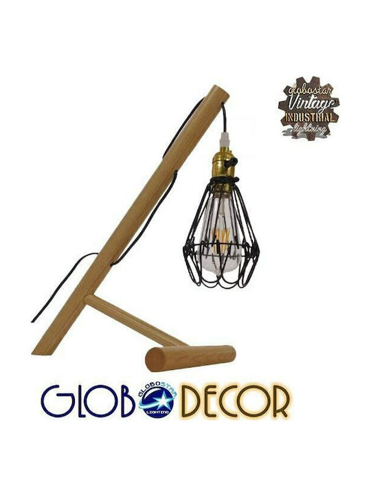 GloboStar Lancaster Office Lamp for Socket E27 in Black Color