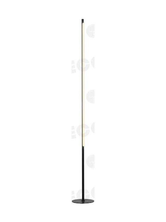 Aca Avenue LED Floor Lamp H146xW18cm. with Warm White Light 920lm Gold
