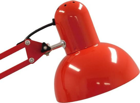 GloboStar Audrey Vintage Lampa de podea Î190xL27.5cm. cu Soclu pentru Bec E27 Roșu