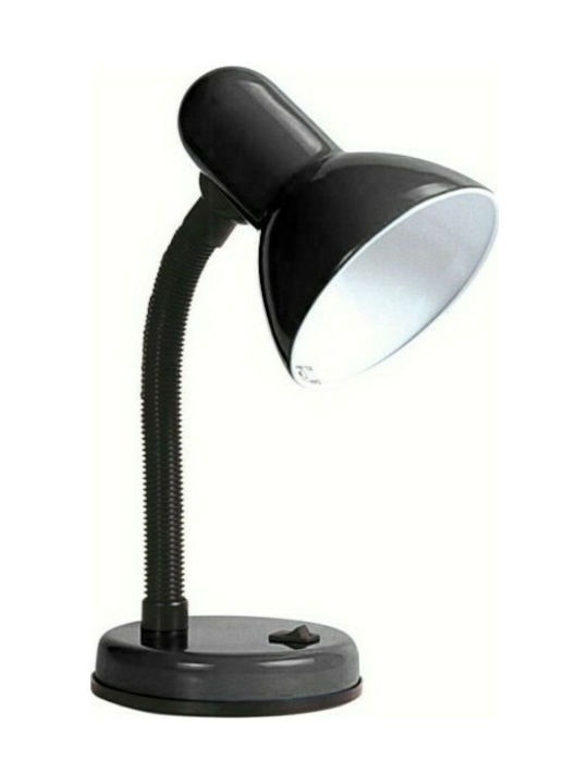 Fos me Schreibtischlampe mit flexiblem Arm für Fassung E27 in Schwarz Farbe