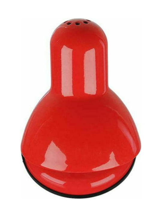 GloboStar Student Office Lamp with Flexible Arm for Socket E27 in Red Color