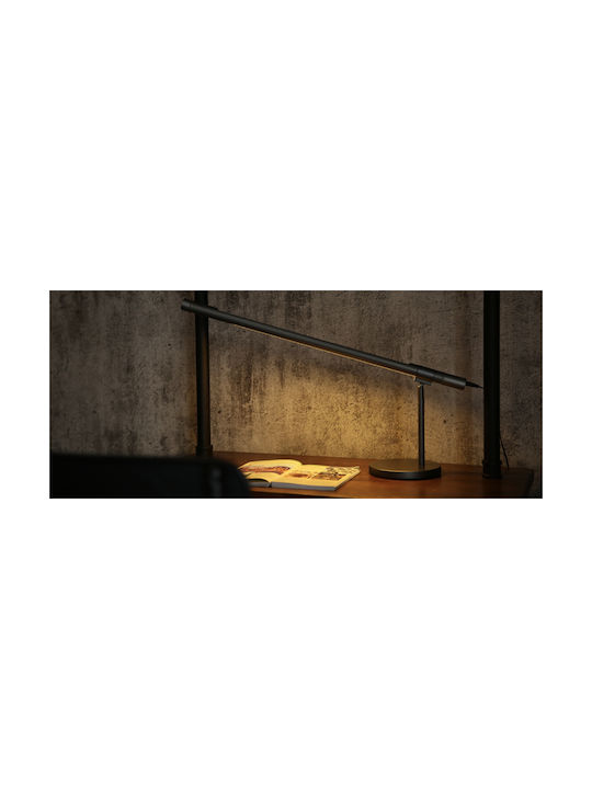 Allocacoc Lightstrip Touch LED Office Lamp with Foldable Arm in Silver Color