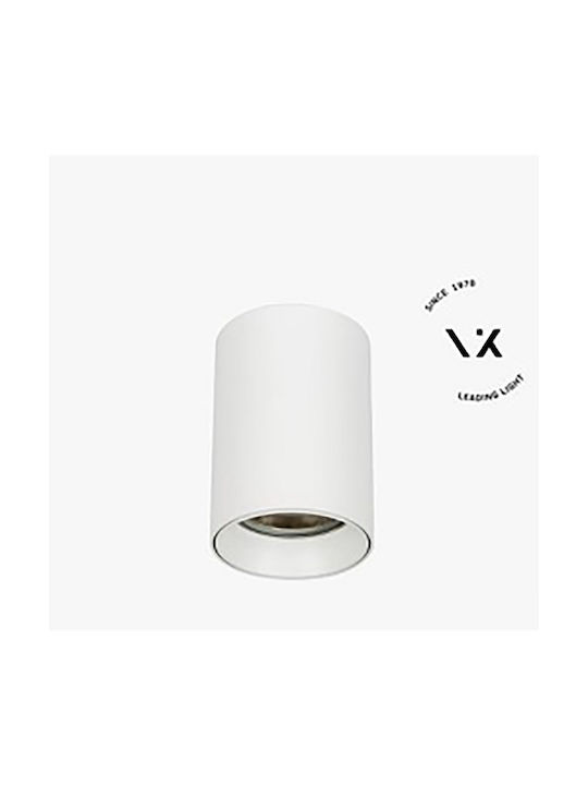 VK Lighting Single Spot with Socket GU10 in White Color