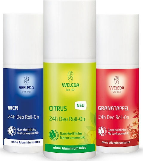 Weleda Deodorant 24h sub formă de Roll-On Fără aluminiu 50ml