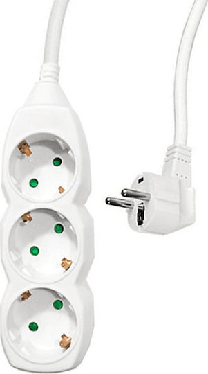 Com Steckdosenleiste 3 Positionen mit Kabel 1.5m