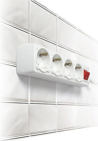 SAS Steckdosenleiste 5 Positionen mit Kabel 1.5m
