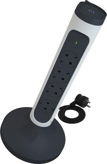 Legrand Πολύπριζο Aσφαλείας 4 Θέσεων με Καλώδιο 2m