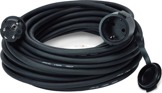 REV Waterproof Extension Cable Cord 10m Black