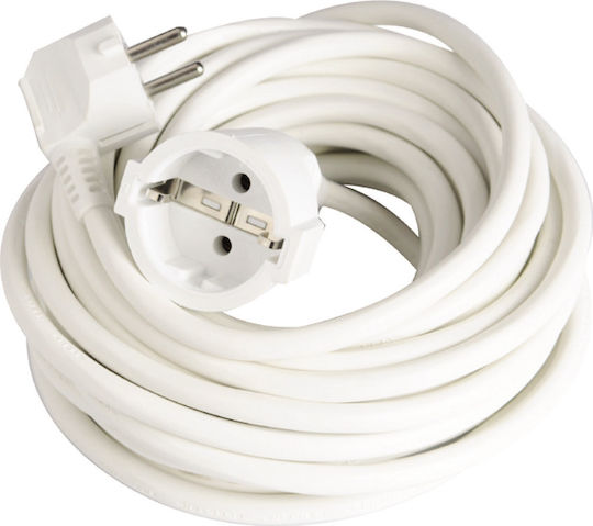 Eurolamp 1 Platz mit Kabel 5m Durchmesser 3 x 1.5mm² Weiß
