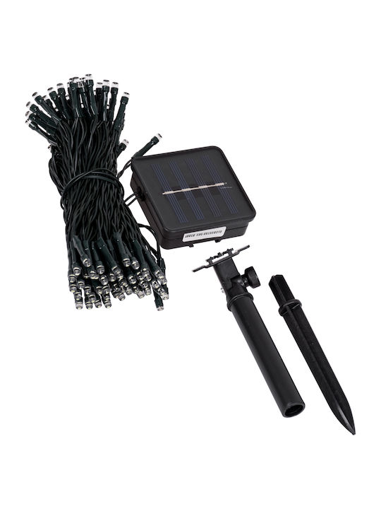 100 Lights LED 10m. Battery in String 1pcs