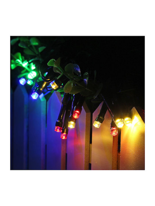100 Lights LED 10m. Battery in String 1pcs