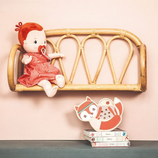 Lilliputiens Fox Alice Piggy Bank Children's Money Box Wooden Red 20x2.6x14.4cm