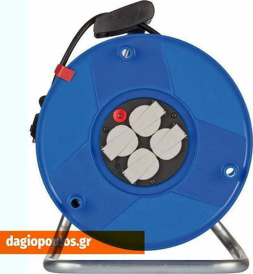 Brennenstuhl BCR3025 Extension Reel Cord 3 x 1.5mm²/25m Blue