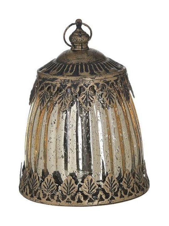 Inart Lantern Decorative Lamp Lattern Silver
