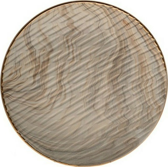 Zen Collection Διακοσμητική Πιατέλα Στρογγυλή Κεραμική Χρυσή 30.4x30.48εκ. Zen Collection Διακοσμητική Πιατέλα Στρογγυλή Κεραμική Χρυσή 30.4x30.48εκ.