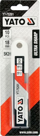 Yato Cutter Blade 18mm 10pcs