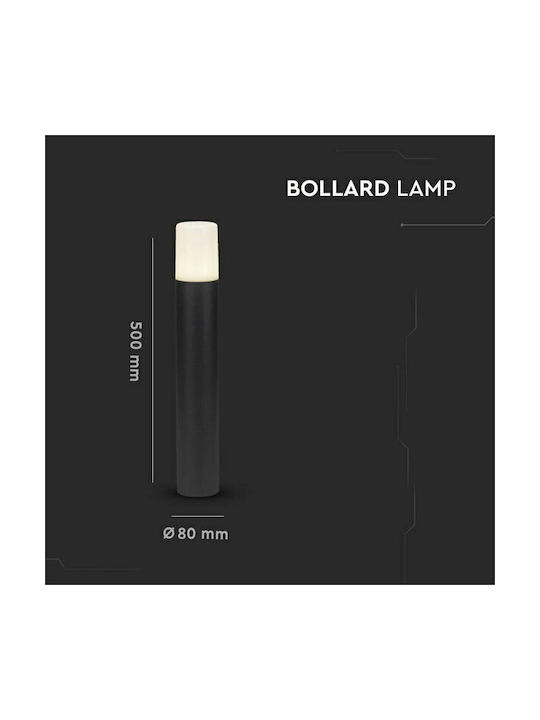 V-TAC Outdoor Floor Lamp Small Post 35W IP54 for GU10 Light Bulb Black