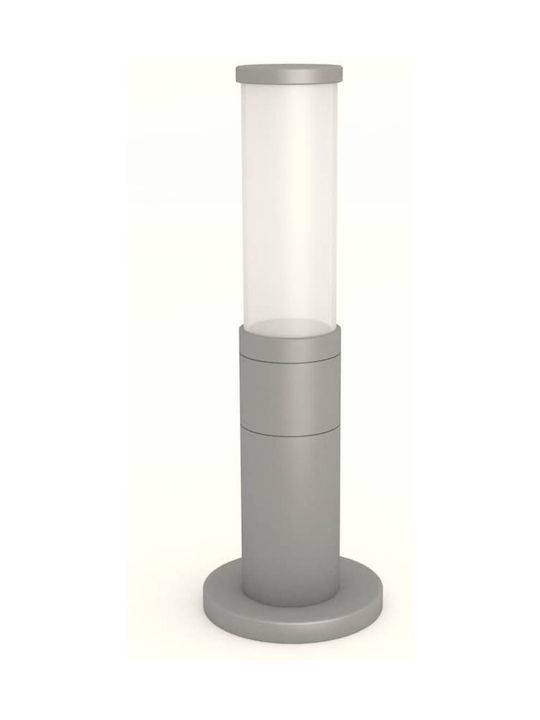 Viokef Cavo Outdoor Small Post Floor Lamp 30W IP65 For E27 Bulb Gray