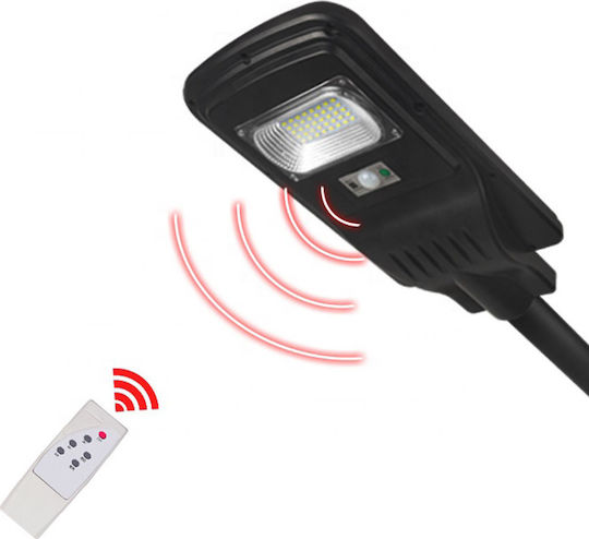 Factory Straßen-Solarleuchte 20W 40lm Kaltweiß 6500K mit Bewegungssensor, Fotokontakt und Fernbedienung IP65 39.5cmx21cmx6cmcm