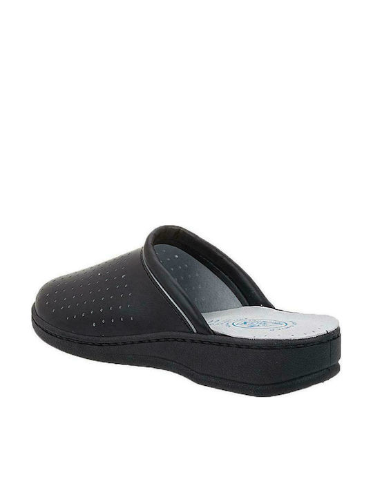 Max Relax Herren Anatomisch Clogs Schwarz