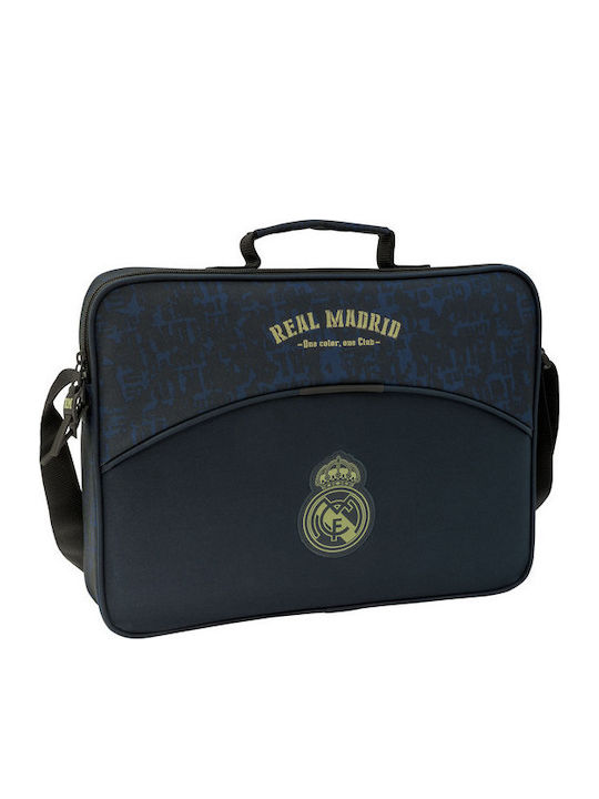 Real Madrid School Bag Shoulder Kindergarten in Blue color 6lt