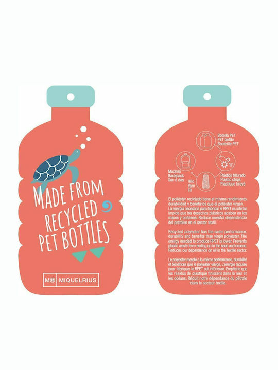 Miquelrius Save The Ocean Σχολική Τσάντα Πλάτης Νηπιαγωγείου Ροζ 6lt