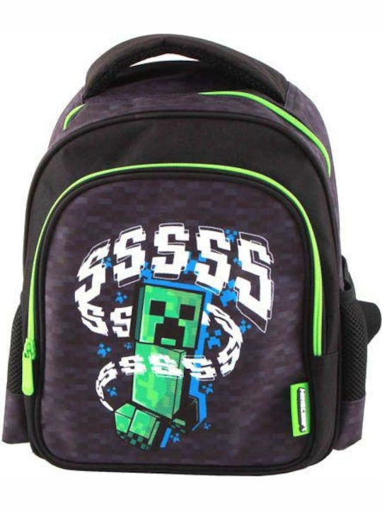 Graffiti Minecraft School Bag Trolley Kindergarten Multicolored