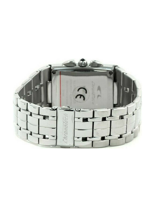 Chronotech Watch Battery with Silver Metal Bracelet CT7017