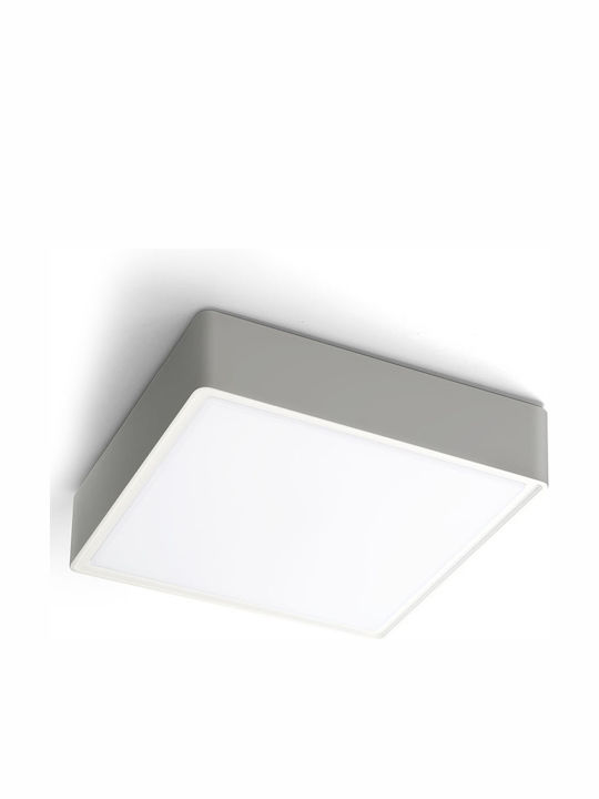 Viokef Graue Donousa Platz Draußen LED Panel 24W mit Warmes Weiß Licht 3000K