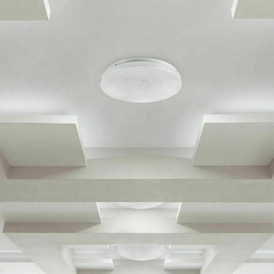 V-TAC Кръгла На открито LED Панел 24W с Топло бяло Светлина 35см.