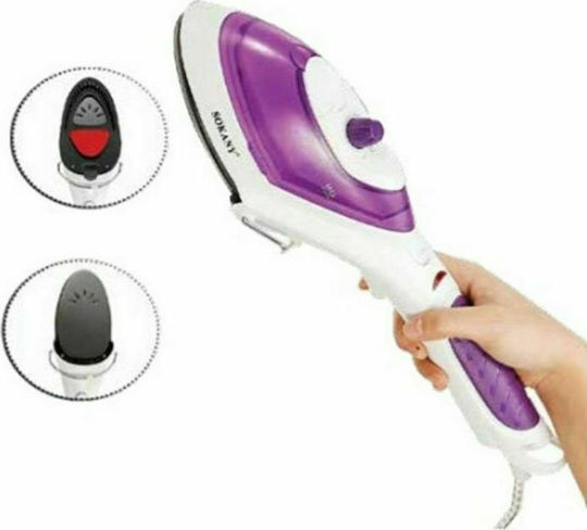 Sokany YJ-888 Garment Steamer Hand 1000W with Tank 75ml Purple