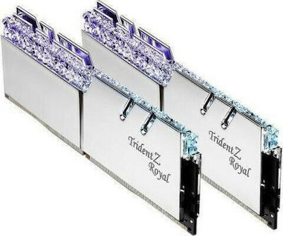 G.Skill Trident Z Royal 32GB DDR4 RAM with 2 Modules (2x16GB) and 3200 Speed for Desktop