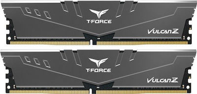 TeamGroup T-Force Vulcan Z 16GB DDR4 RAM με 2 Modules (2x8GB) και Ταχύτητα 3200 για Desktop