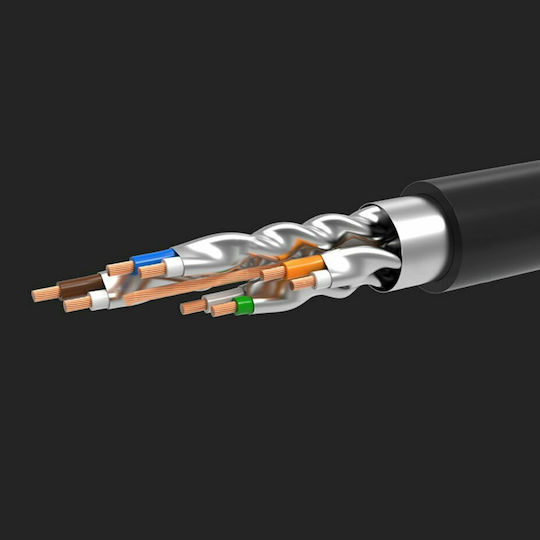 Ugreen S/FTP Cat.7 (10Gbps) Ethernet Network Cable 1m Black