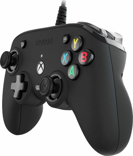 Nacon Pro Compact Ενσύρματο Gamepad για PC / Xbox One / Xbox Series Black