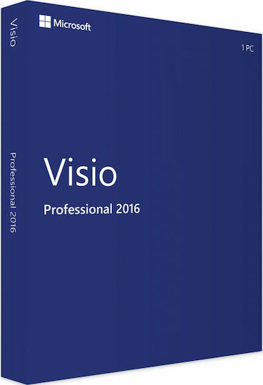 Microsoft Visio 2016 Английски с Електронен лиценз за 1 Потребител Медиален D87-07120