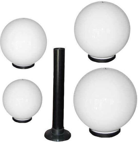 Heronia Mounting Post for Lighting Fixtures Black 10-0003