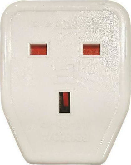 Eurolamp Female Plug White UK