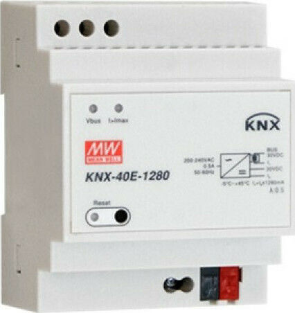 Mean Well KNX-40E-1280 DIN Rail Power Supply 30V/38.4W