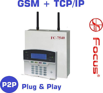 Focus Wireless Alarm Control System 32-Zone GSM FC-7540