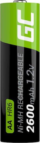 Green Cell Επαναφορτιζόμενες Μπαταρίες AA Ni-MH 2600mAh 1.2V 4τμχ