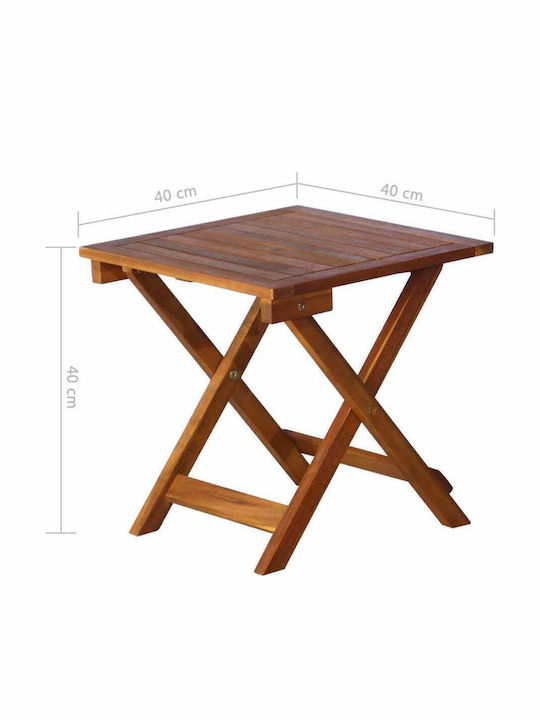 Șezlong Din Lemn Maro Set Cu Masă 3 Buc 184x55x64cm