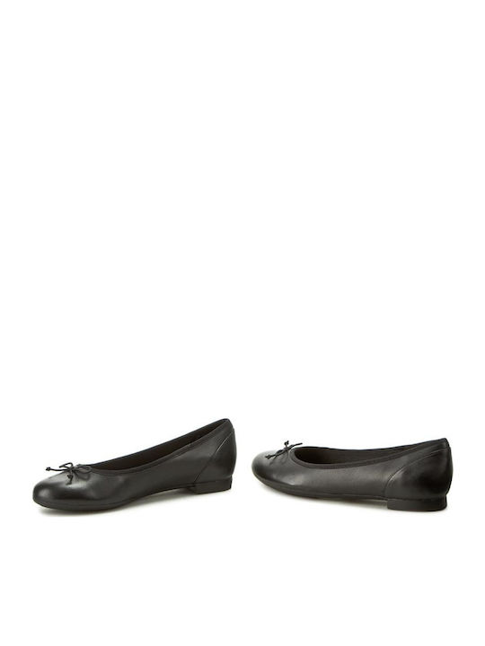 Leather Ballerinas Couture Bloom Black